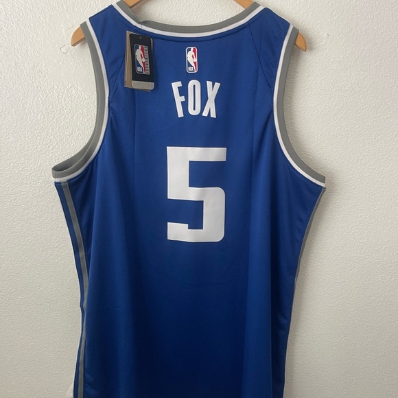 De'Aaron Fox Sacramento Kings Nike City Edition Swingman Jersey 2023/24 NBA Men - Picture 4 of 8